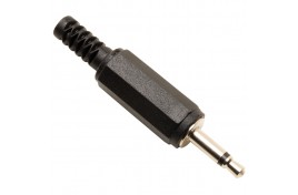 3.5mm Insulated 3 Pole Stereo - Jack Plug Only